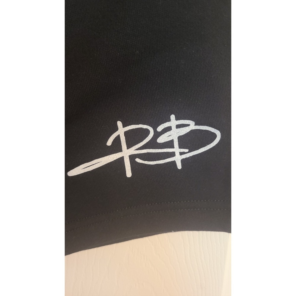 BJ THE CHICAGO KID‎ & RSVP GALLERY Black Fleece Shorts Size Medium Collab Active - Picture 5 of 5